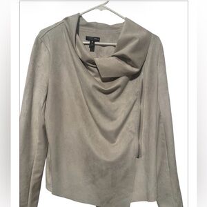 Beautiful Tan Cowl Neck Jacket